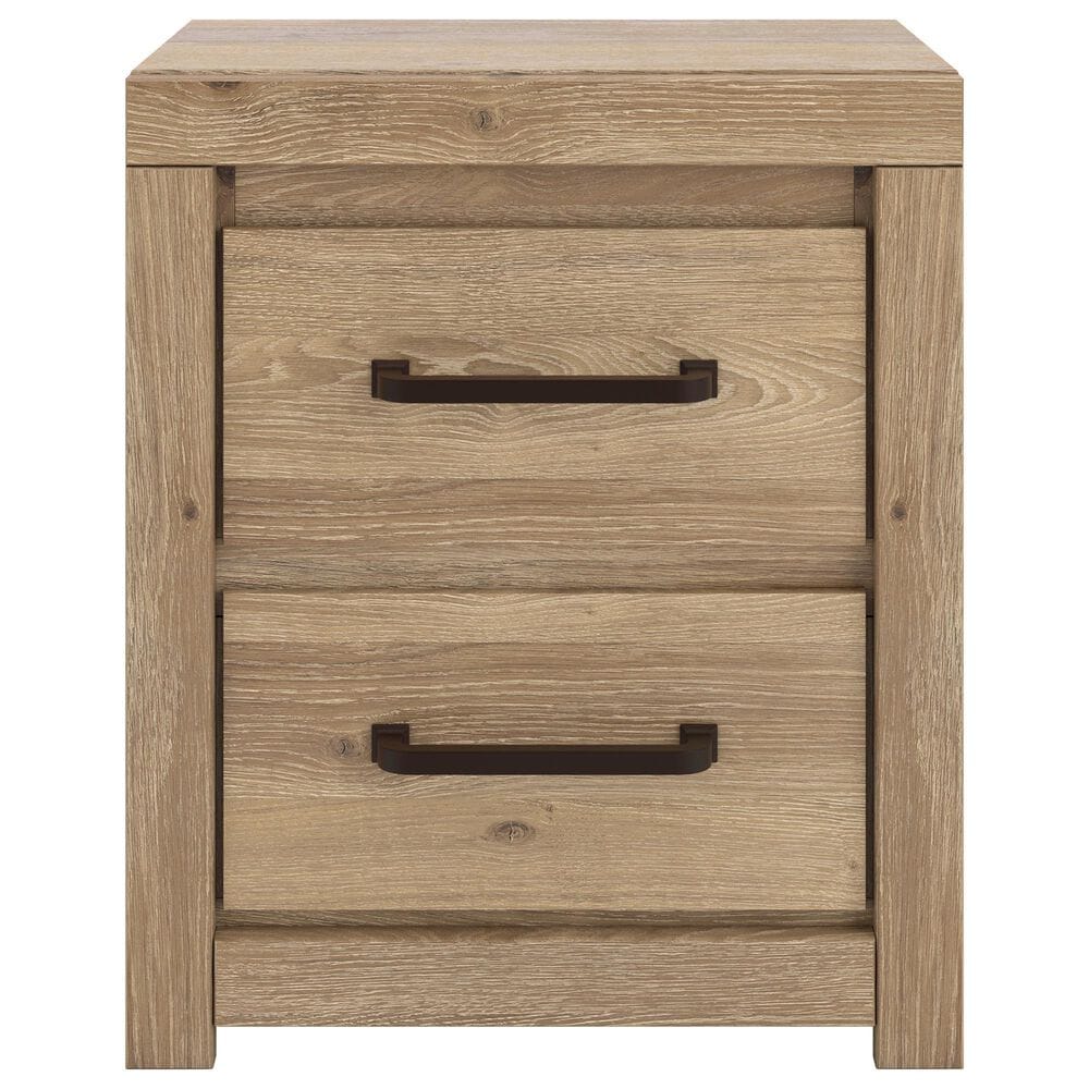 Ashley Brozmont Queen Platform Panel Bed with Dresser, Chest, and Two Nightstands, , large