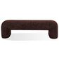 Urban Home Anansi Mocoa Upholstered Bench in Mongoose, , large