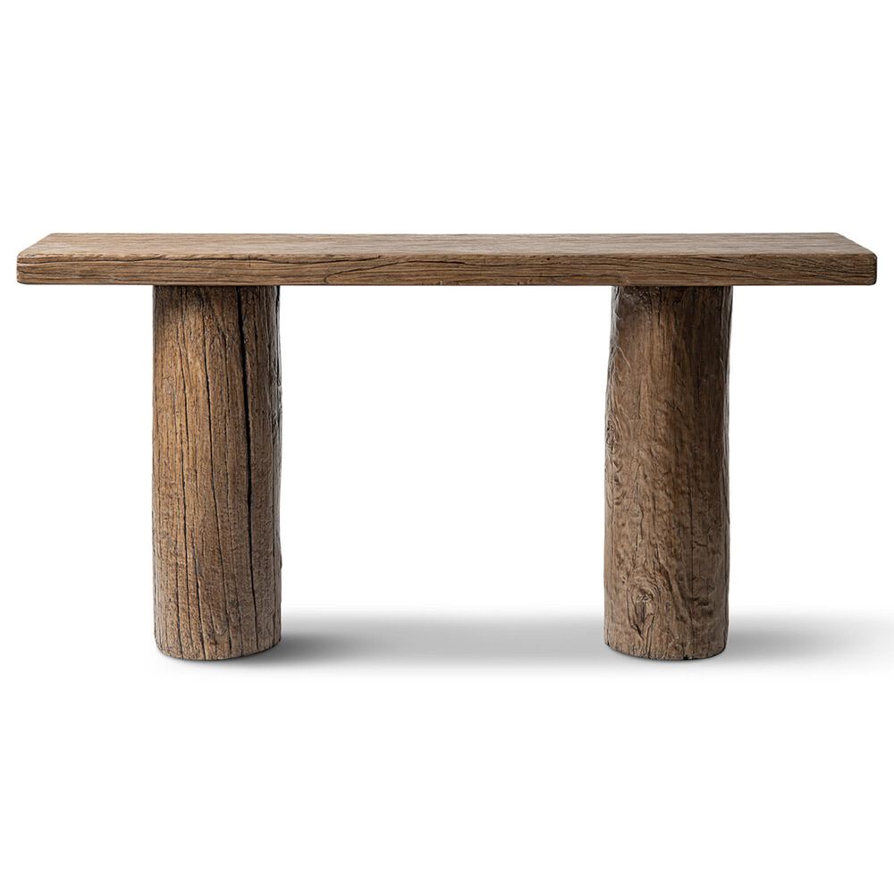 Jennifer Taylor Home Arbor 60" Console Table in Heritage Medium Dark Brown, , large