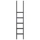 Wycliff Bay Willow Lane 94" Bookcase with Ladder in Ebony Black and Natural Oak, , large