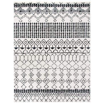 Safavieh Tulum TUL229B 12" x 15" Ivory and Black Area Rug, , large