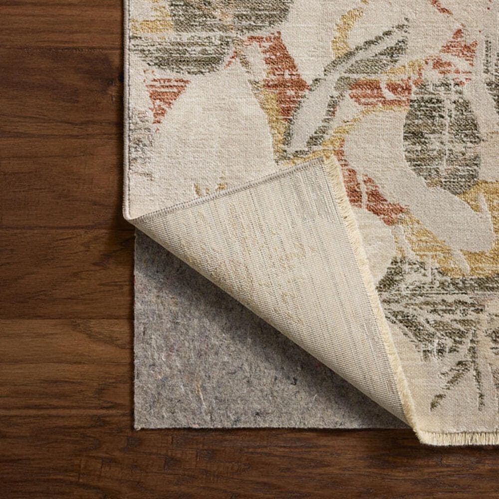 Loloi Eileen Natural and Sunrise 3&#39; Round Area Rug, , large