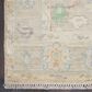 Nourison Odessa Ivory, Grey and Blue Multicolor 7"9" x 9"9" Area Rug, , large