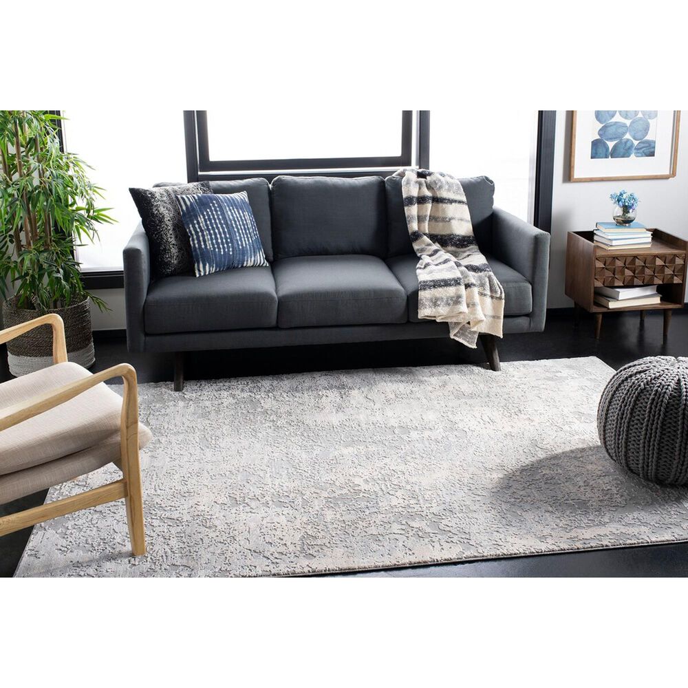 Safavieh Invista 5&#39;3&quot; x 7&#39;6&quot; Grey and Cream Area Rug, , large