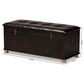 Baxton Studio Janna Storage Ottoman in Dark Brown, , large