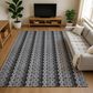 Dalyn Rug Company Kenner KN3 Black 6"6" x 9"6" Area Rug, , large