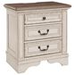 Ashley Realyn 4-Piece Queen Panel Bedroom Set in Chipped White, , large