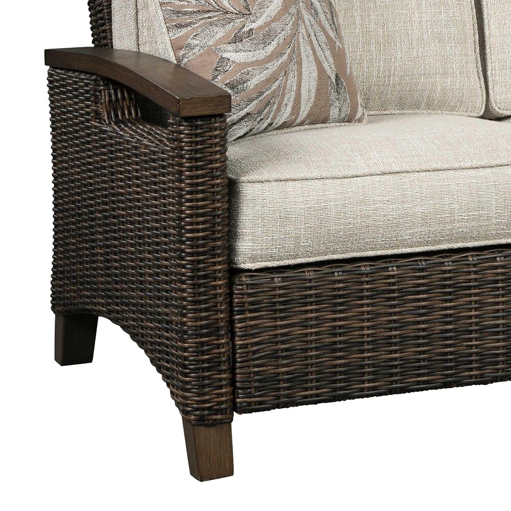 Ashley Paradise Trail Sofa in Medium Brown, , large