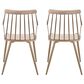 LumiSource Preston Farmhouse Accent/dining Chair in Antique Copper and Whitewashed Wood by LumiSource - Set of 2, , large