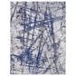 Feizy Gemma Gray and Blue 9"6" x 13"6" Area Rug, , large