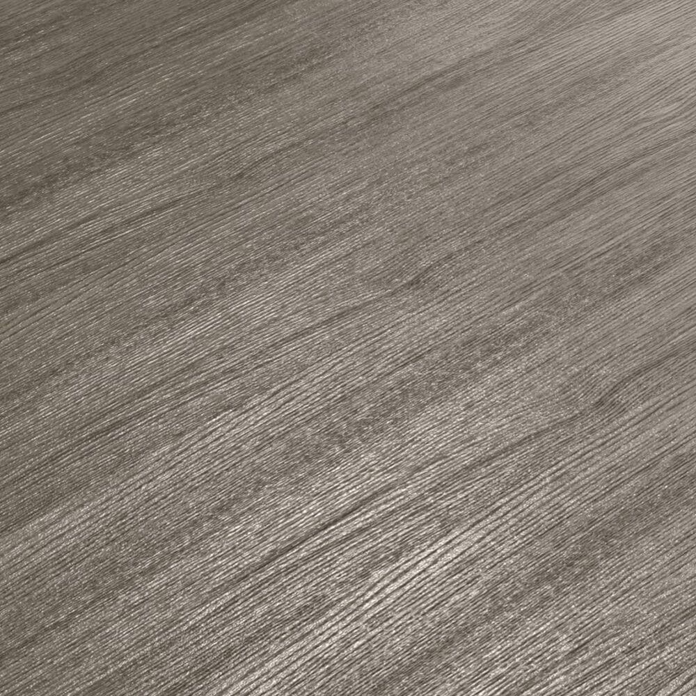 Leisuremod LeisureMod Verve Collection 27 Round Dining Table, Brushed Chrome Base with Dark Maple MDF Top, , large
