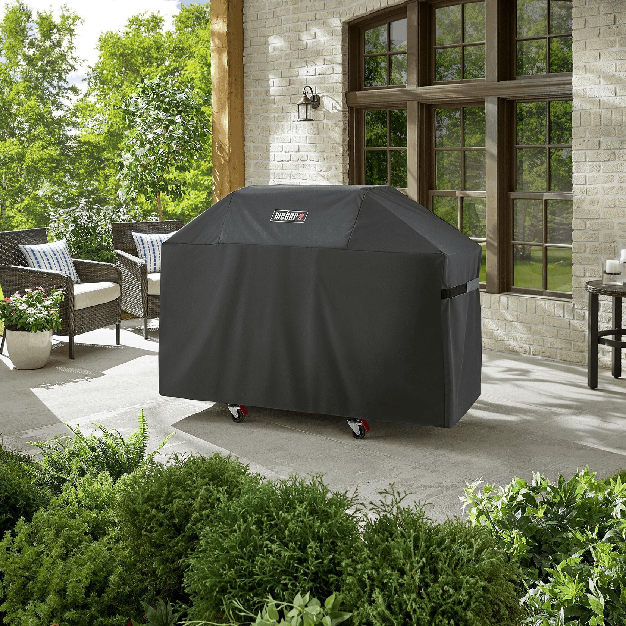 Weber Genesis 300 Premium Grill Cover in Black NFM