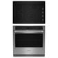 Maytag 2-Piece Kitchen Package with Stainless Steel 30" Built-In Single Wall Oven and Black Electric Cooktop, , large