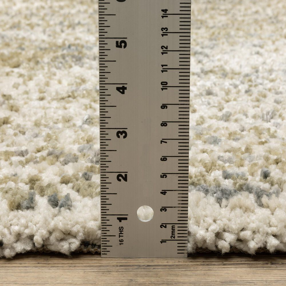 Oriental Weavers Aspen 3154E Ivory and Gold 2'3" x 7'6" Runner, , large