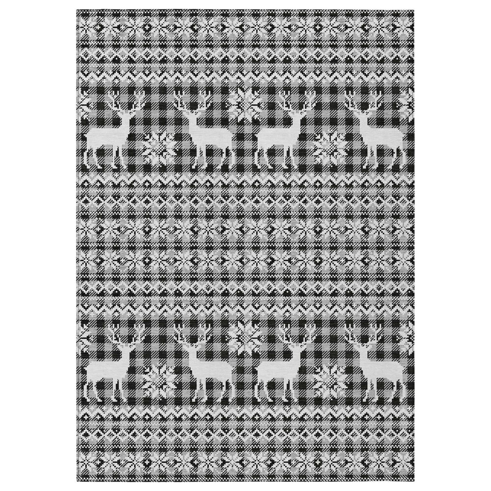 Dalyn Rug Company Wonderland WN28 5" x 7"6" Gray Indoor/Outdoor Area Rug, , large