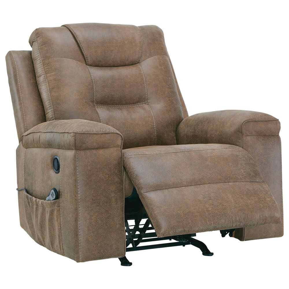 Ashley Stockworth Manual Rocker Recliner in Earth, , large