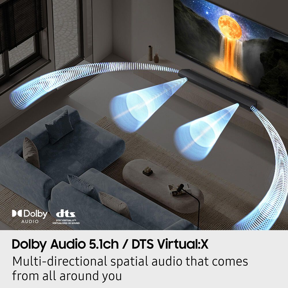 Samsung 85" Class Q7F QLED 4K Vision AI - Smart TV with B-Series 5.1 Channel Soundbar System in Black, , large