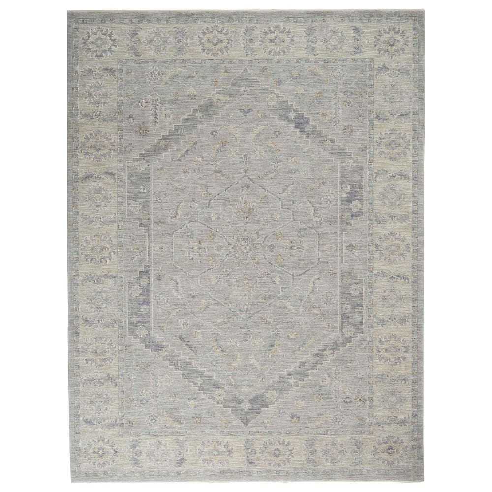 Nourison Infinite 9"3" x 12"7" Grey Area Rug, , large