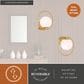 Vaxcel Bucktown 1-Light Wall Sconce in Natural Brass, , large
