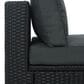 HOMLUX 7-piece Outdoor Conversation Set with Black Wicker in Gray, , large