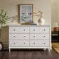 Walker Edison Spencer 6-Drawer Dresser in White, , large