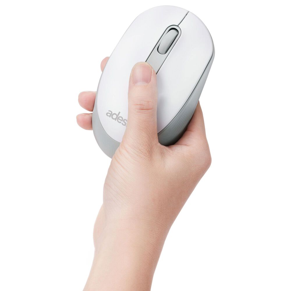 Adesso Wireless Mouse with AI Copilot Shortcut Button in White, , large