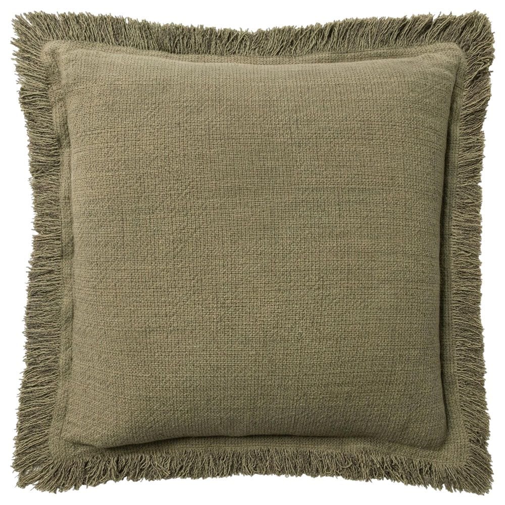 Classic Home SLD Lauren 22" x 22" Throw Pillow in Olive Green, , large