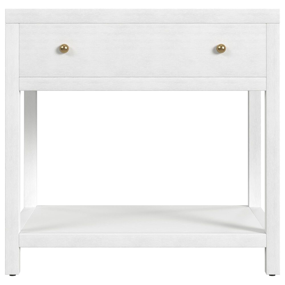 Butler Specialty Company Nora 1-Drawer 30" Nightstand in Textured White, , large