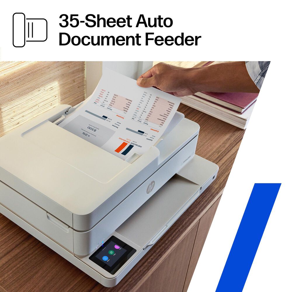 HP Envy 6555 All-in-One Printer in White, , large