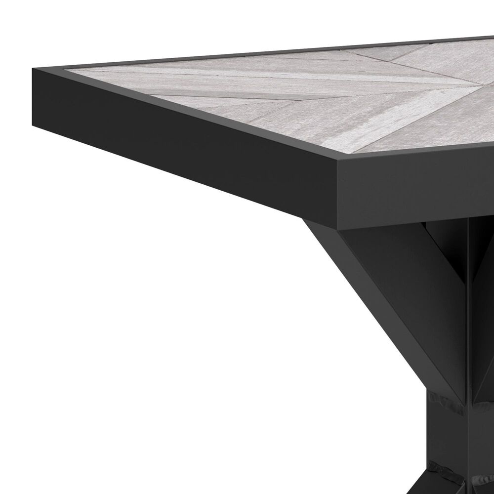 Ashley Beachcroft Square End Table in Black and Light Gray, , large