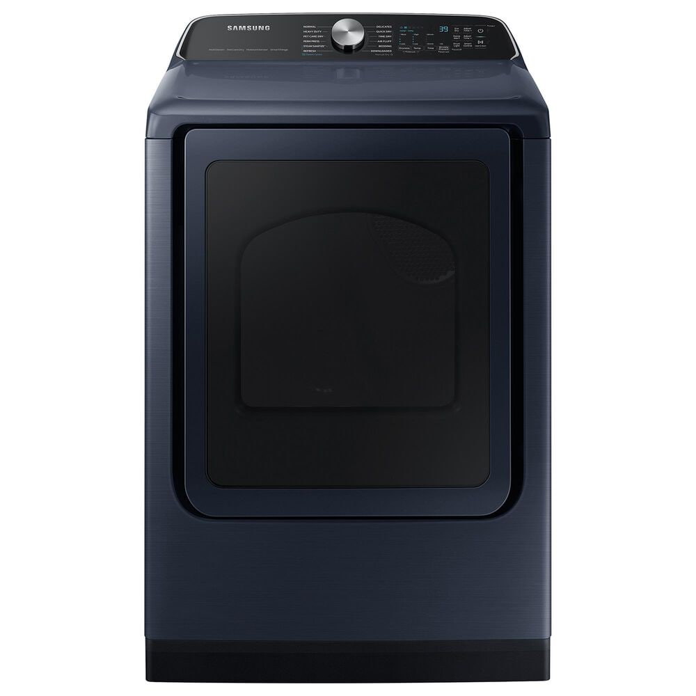 Samsung 7.4 cu. ft. Smart Electric Dryer with Pet Care Dry and Steam Sanitize+ in Brushed Navy, , large