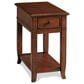 Riverside Furniture Campbell 1-Drawer Side Table in Burnished Cherry, , large