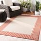 Surya Alfresco 5"3" x 7"7" Rust and Beige Indoor/Outdoor Area Rug, , large
