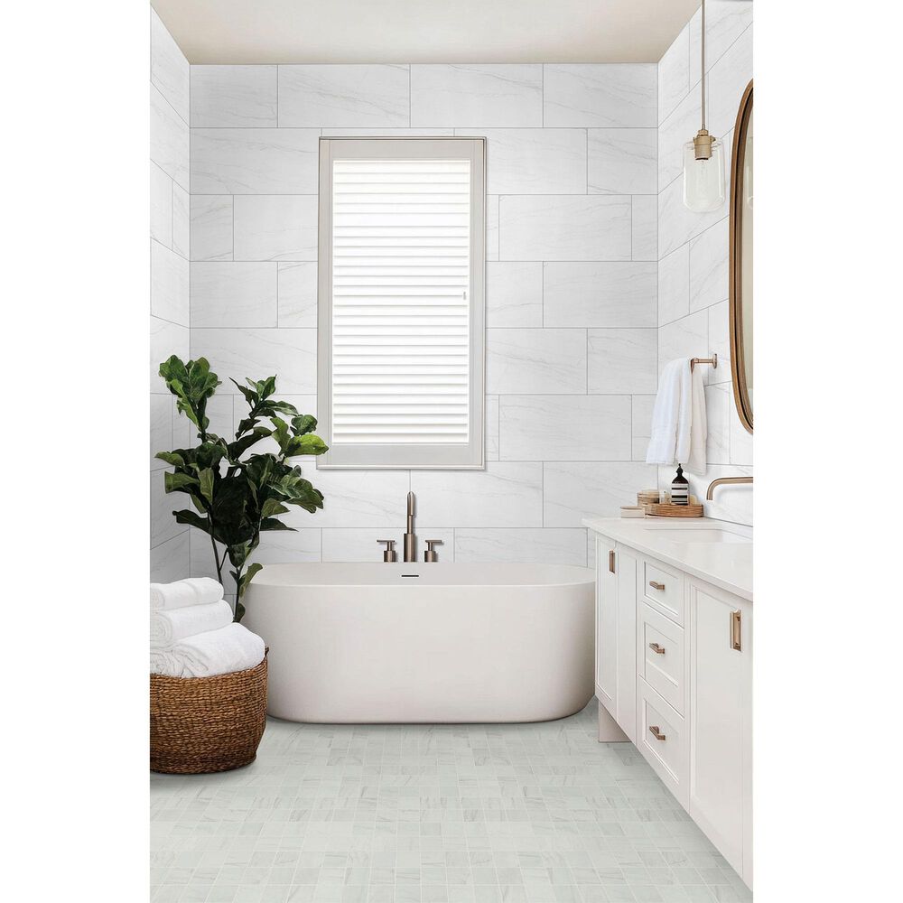 MS International Kaya Zermatta Blanca 24" x 48" Porcelain Tile, , large