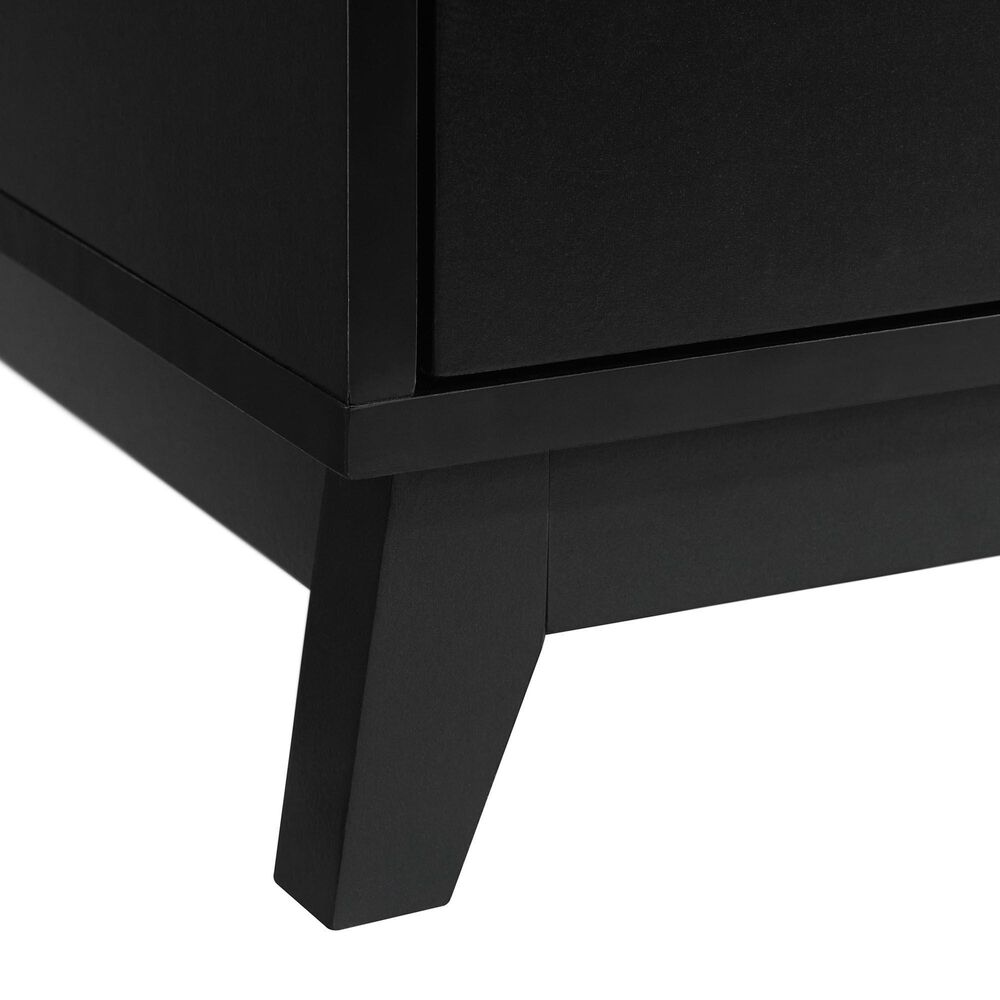 Mayberry Hill Rio 3-Drawer Nightstand in Black, , large