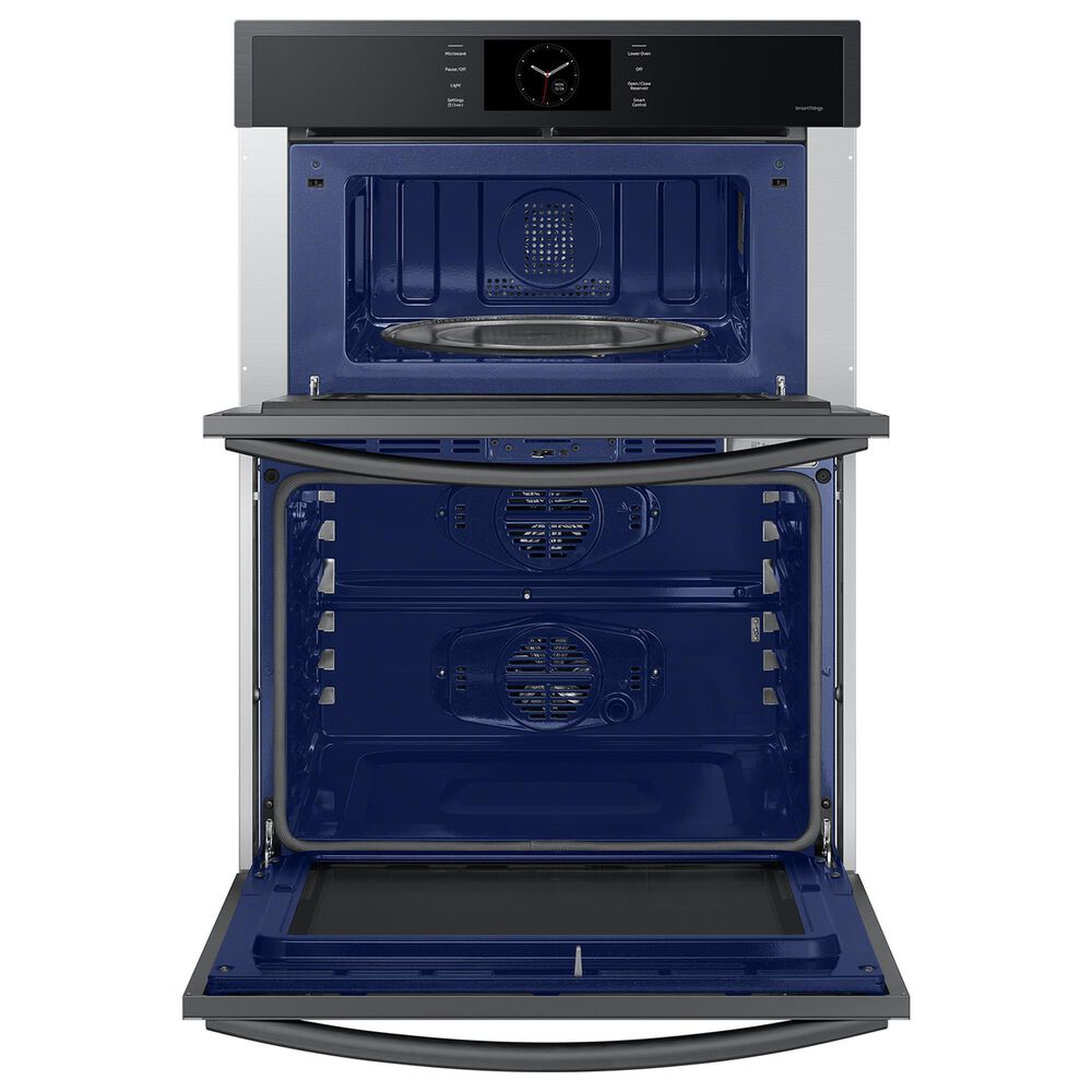 Samsung 30&quot; Microwave Combination Wall Oven with Steam Cook in Matte Black, , large