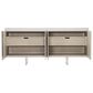 Bernhardt Solaria Sideboard in Fossil and Shiny Nickel, , large
