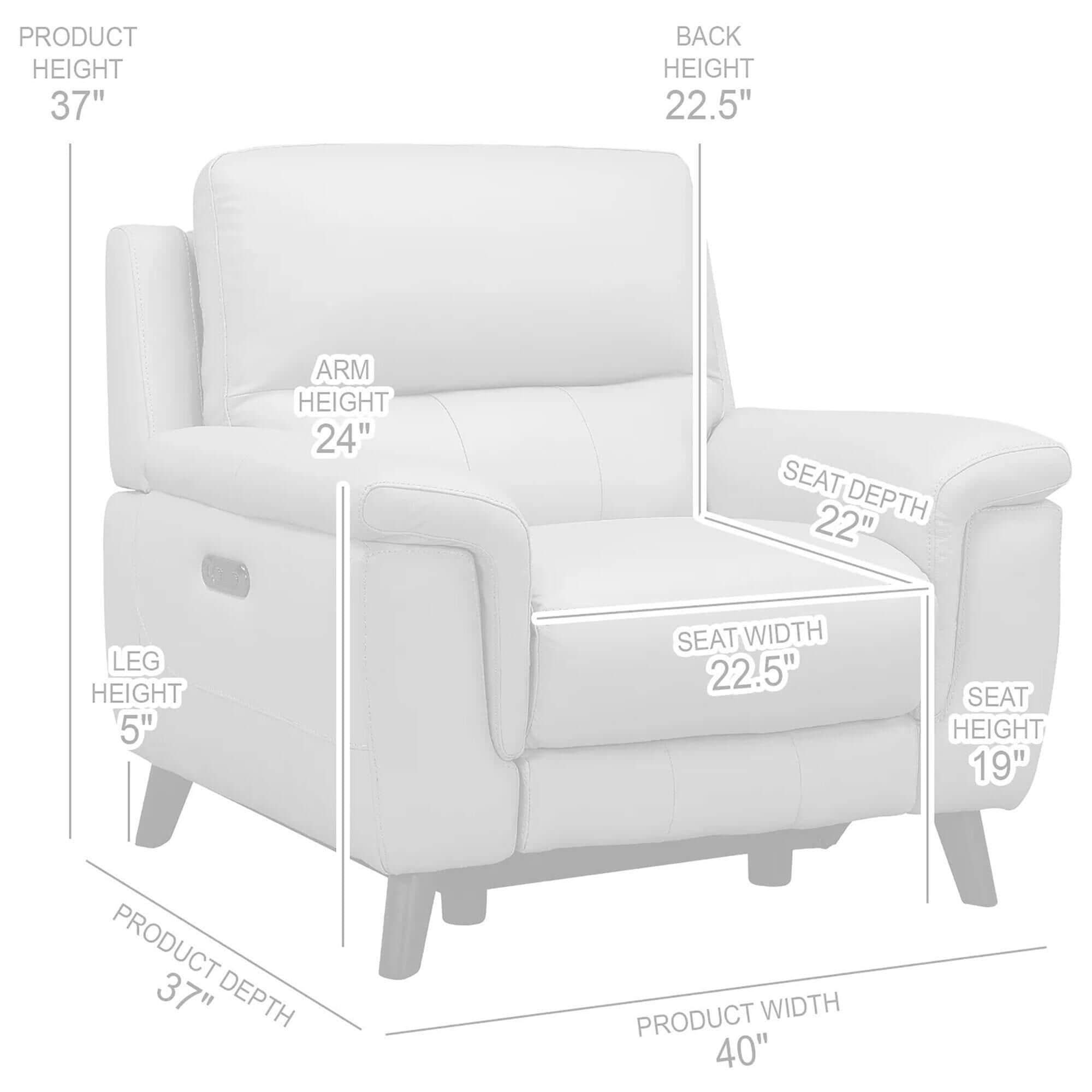 Blue and white recliner chair cheap