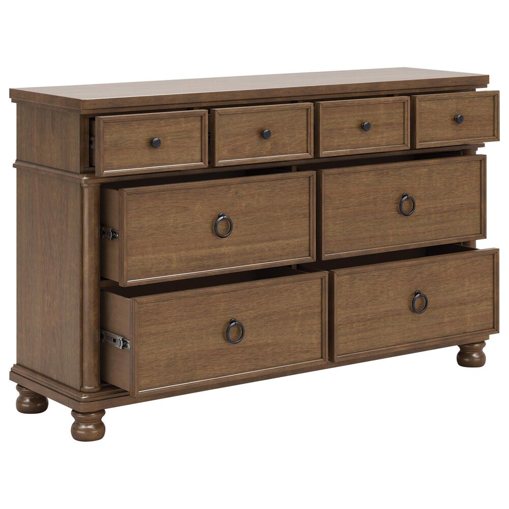 Ashley Rowlenstown 8-Drawer Dresser Only in Medium Brown, , large