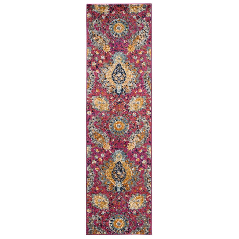 Safavieh Madison MAD600A-28 2&#39;3&quot; x 8&#39; Fuchsia/Gold Runner, , large