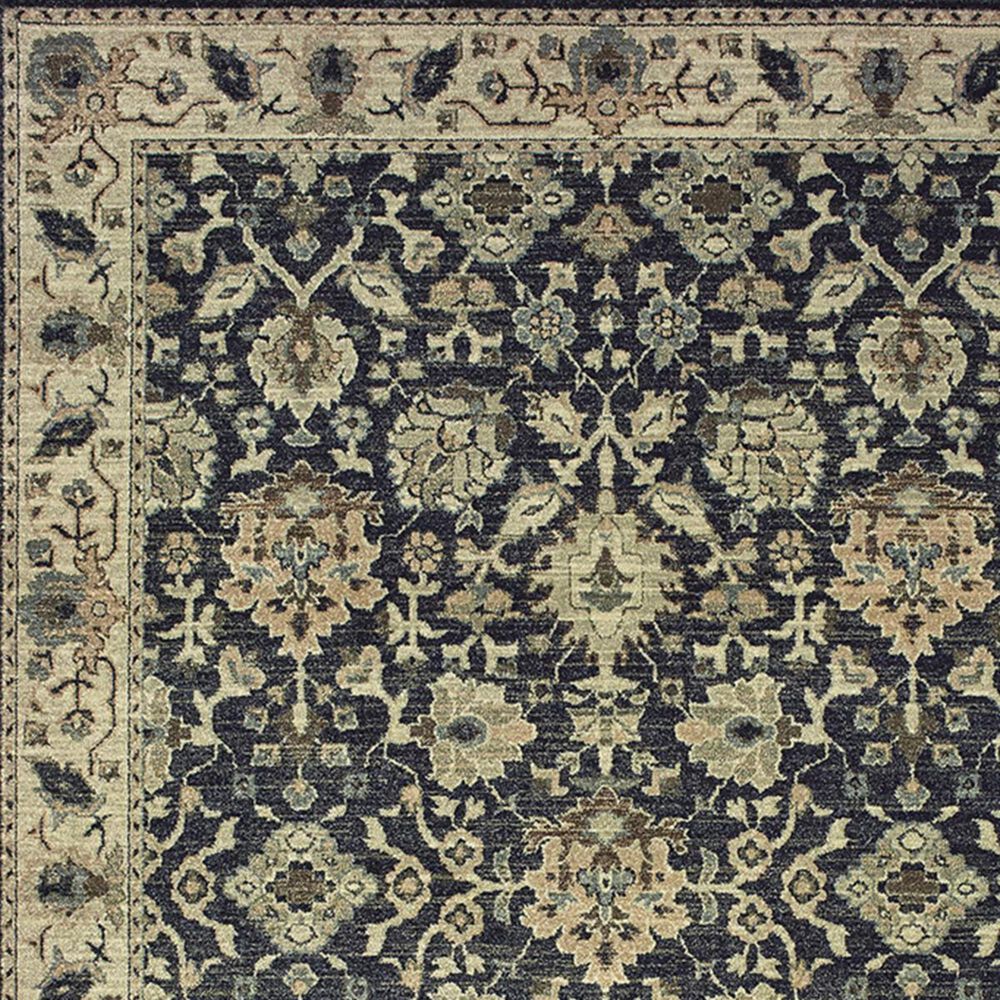 Oriental Weavers Raleigh 8026P 7&#39;10&quot; x 10&#39;10&quot; Navy and Ivory Area Rug, , large