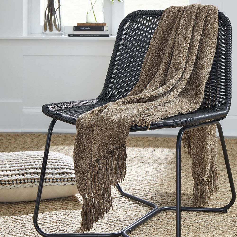 Ashley Tamish 50&quot; x 60&quot; Throw Blanket in Brown, , large