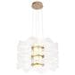 Golden Lighting Vetrina 3-Light Pendant in Light Gold, , large