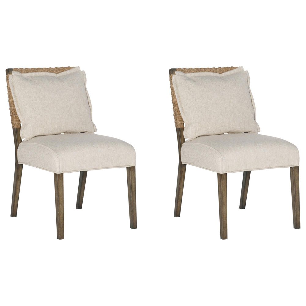 Hooker Furniture Sundance Woven Back Side Chair in Cliffside (Set of 2), , large