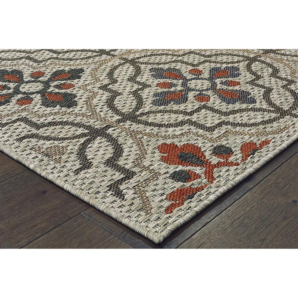 Oriental Weavers Latitude 709Y 6&#39;7&quot; x 9&#39;2&quot; Grey Area Rug, , large