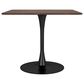 Zuo Modern Molly Dining Table in Brown and Black - Table Only, , large