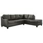 Ashley Valderno 2-Piece Right Facing Sectional with Chaise in Fog, , large