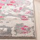 Safavieh Madison MAD425R 6" x 9" Grey and Red Area Rug, , large