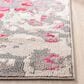 Safavieh Madison MAD425R 6" x 9" Grey and Red Area Rug, , large