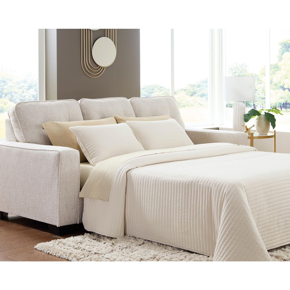 Ashley Larimer Queen Stationary Sofa Sleeper in Stone, , large